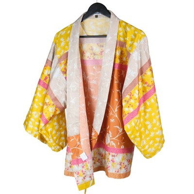 Bassetti Cotton Kimono Premium Quality Made in Romania Lightweight Robe Size S M