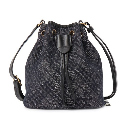 Burberry Drawstring Denim Women's Bucket Bag 8111940 146226237