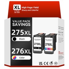 PG-275XL CL276XL Black Color Ink for Canon 275 Pixma TR4700 TR4720 TR4722 TS3522