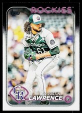 2024 Topps Justin Lawrence #259 Colorado Rockies