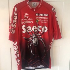Gilberto Simoni The Spider Saeco Cycling Kit XL spec ed