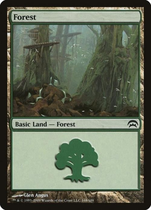 Forest (168) - Light Play MTG Planechase