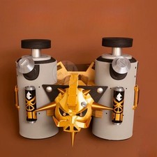 Zenless Zone Zero Burnice White Cosplay Prop Dual Crutch Weapons Backpack 1:1