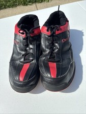 Dexter Ricky III Mens Bowling Shoes Size 7.5 M Black Red Slide Rite B1837-1