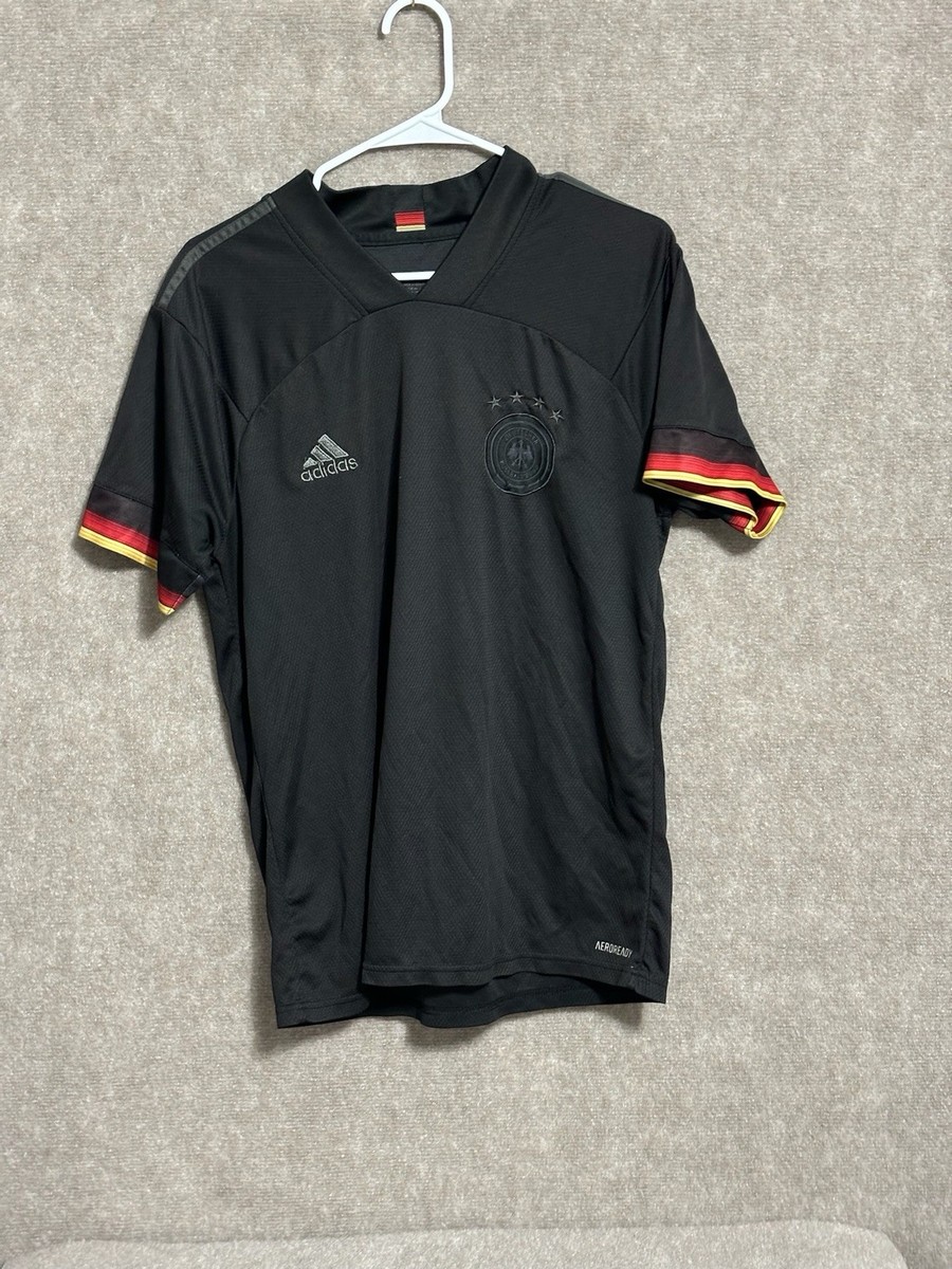 ウェア Adidas GERMANY 22 Away Authentic Black Adidas 2021-22 Germany Away Soccer Jersey - Black – ProSoccer