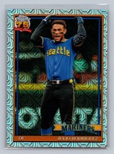 2026 Topps #91C-62 Julio Rodríguez 1991 Topps Baseball 35th Anniversary Chrome