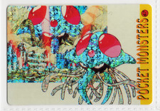 1999 Pokemon Vintage - Pocket Monsters Vending Prism Sticker Tentacruel - #67