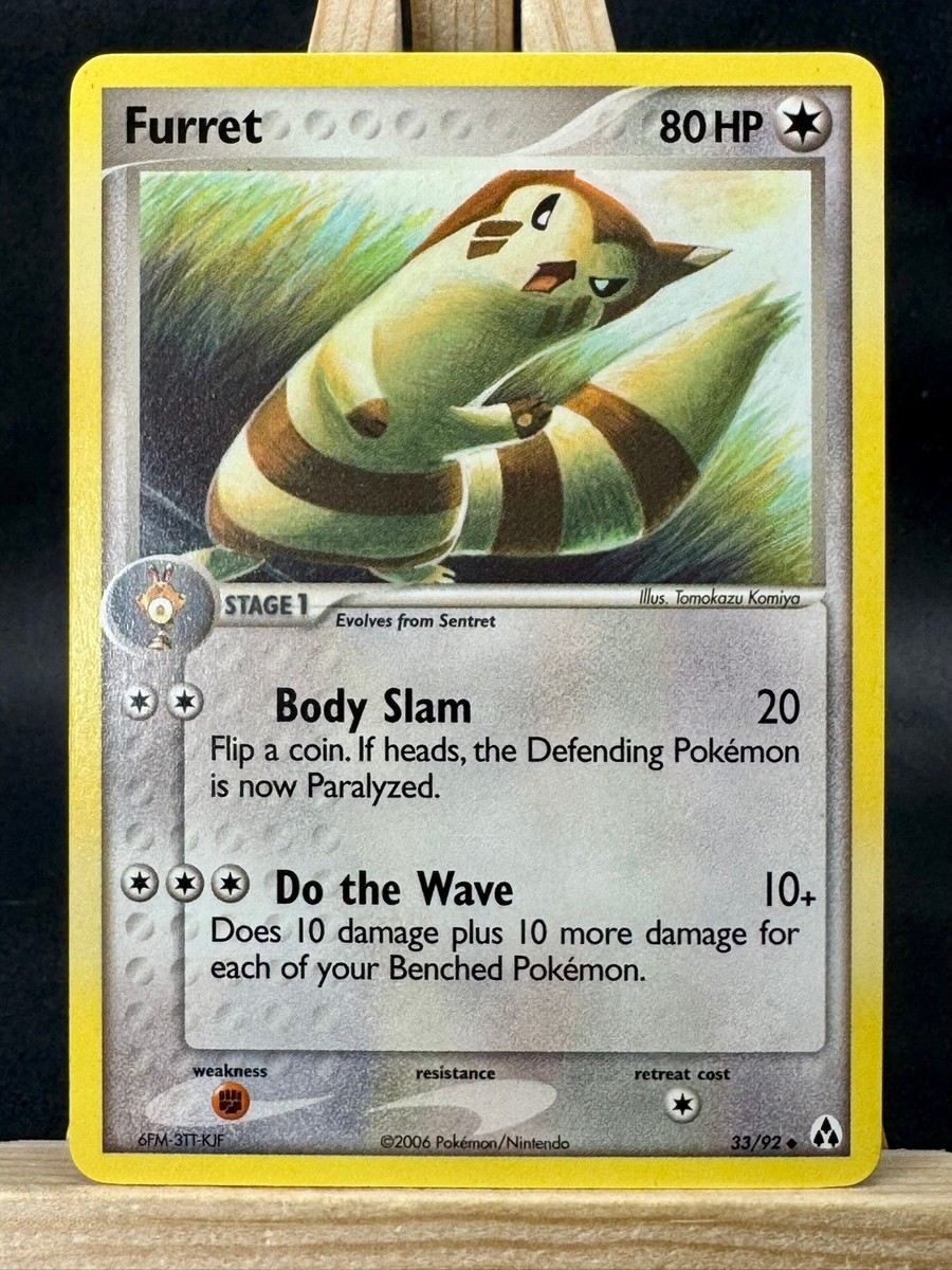 Furret Tomokazu Komiya Pokemon Trading Card Game - Legend Maker 33