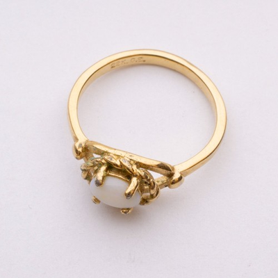 #ad 22 Karat Gold Ring Size 6 $390.00