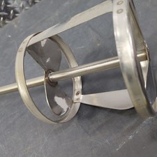 Stainless steel 40"Mixer Shaft 1/2"dia. w/ Dual 5"dia. circled Propeller Blade