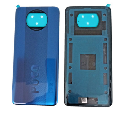 Original Xiaomi Poco X3 Pro   Backcover Rückseite Blau Frost Blue