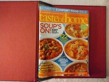  10 Taste of Home Magazines in Binder - February 2010 - July 2010