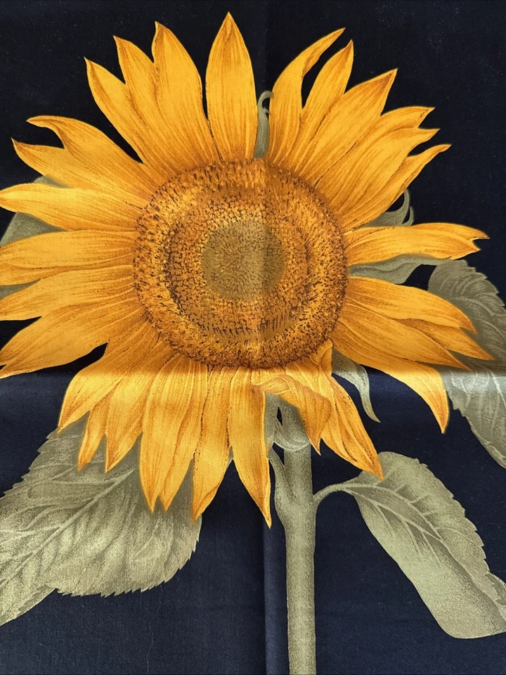 Nuevo en paquete: Funda de almohada de seda girasol Jim Thompson - Firmada Foto 4 de 4