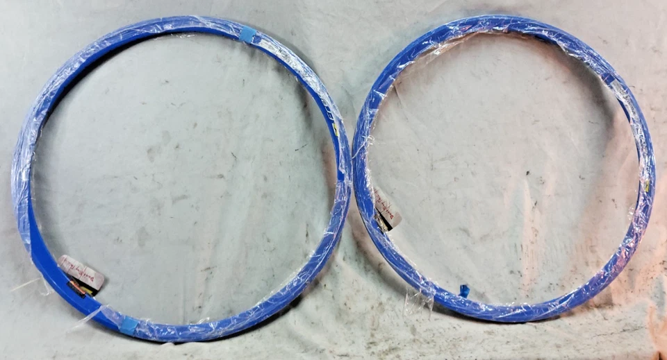 Juego de llantas de bicicleta de carretera WTB Freedom Tunnel Top 700c 32S 622ISO disco con recubrimiento en polvo azul ~ Foto 2 de 4