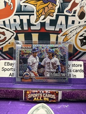 2026 Topps Series 1 It Takes Two Sparkle Foil New York Mets Insert #52