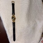 🎦Reserved [Exc+5] GUCCI 6300L Horsebit Black Dial Gold Qz Women's Watch JAPAN — photo 4
