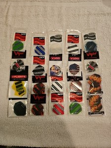 Dart Flights Mixed Standard  20 Sets. Lot 112