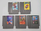 5 Classic Nintendo NES Game Lot - Untested - Mario Tetris Donkey Kong Excitebike