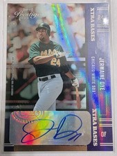 2005 Playoff Prestige Xtra Bases Purple Auto 16/50 Jermaine Dye #149 