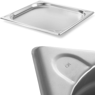 Kitchen Line Stahl-GN-2/3-Behälter, Höhe 40 mm - Hendi 806210