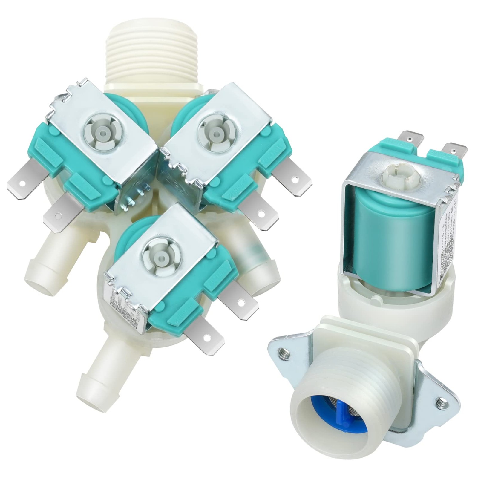 5220FR2075L 5220FR2006H COLD & HOT WASHER WATER INLET VALVE FOR LG & KENMORE US