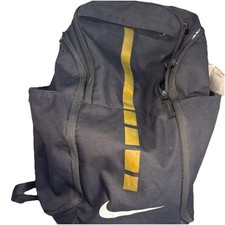 Nike Elite Hoops Pro Basketball 22  Backpack Black/metallic Gold