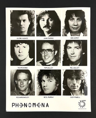 1980s Phenomena Rock Supergroup Whitesnake Galley Airey Powell VTG Press Photo