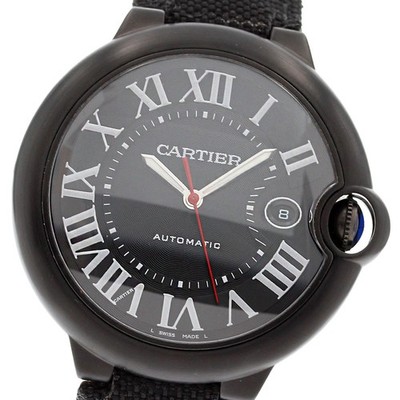CARTIER Baron Blue 42MM WSBB0015 Date Black Dial Automatic Men's Watch_832220
