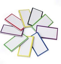 30 Pcs 1.5X4 Inch Dry Erase Magnetic Labels Dry Erase Magnets Board Magnets