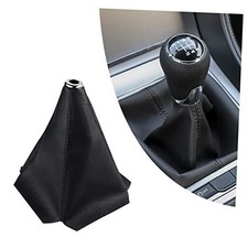 Dustproof Car Shift Knob Cover, Protects Gear Shift Knob  Decorate Car Black
