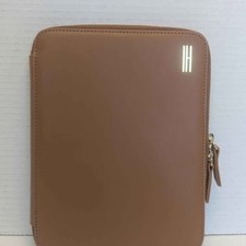 Mark  Graham Faux Leather Essential Tech Folio Monogramed HI 9x7x1.5"