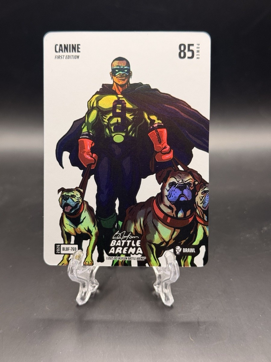 Canine 2026 Bo Jackson Battle Arena #BLBF-769 Blizzard Battlefoil BRAWL