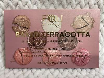 NEW BFY Cosmetics - FYORU  Baked Terracotta Palette Blush, Highlighter, Bronzer