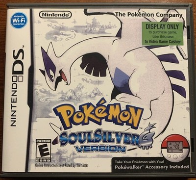 Pokemon Soulsilver Nintendo DS Custom Replacement Case ONLY *No Game For Display