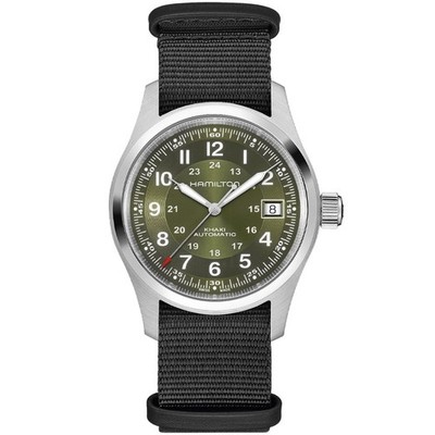 Hamilton Khaki Field Auto 38mm Green Dial Men's Watch H70455960