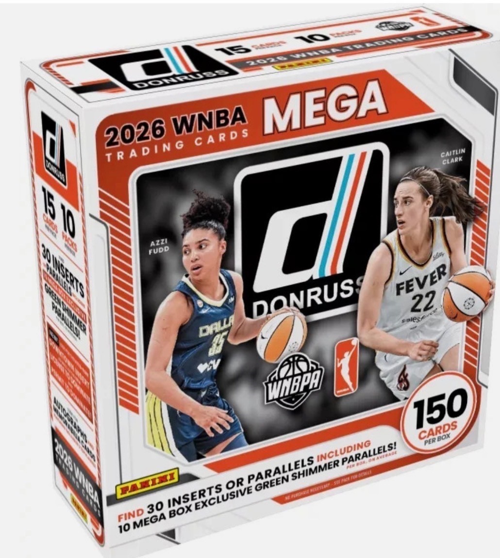 2026 Panini Donruss WNBA Basketball Factory Sealed Mega Box