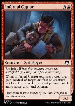 Magic/MTG Teuflischer Entführer MH3-125 Common Deutsch NM