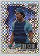 2022 Panini Prizm Old School Power Plaid Prizm 51/75 Gary Carter #OS-10 HOF 0t2