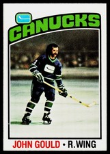 John Gould, 1976-77 Topps, #85, Vancouver Canucks,