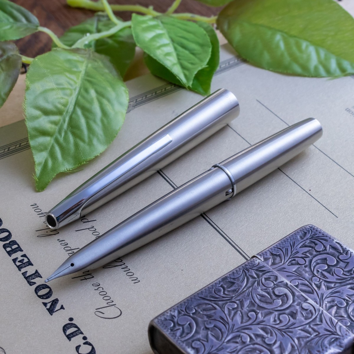 Japanese Vintage 1970`s Pilot MYU 701 H877 Full Steel M Nib