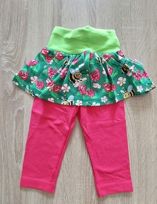 Leggings mit Rock Gr. 74    NEU! Babauba Erdbeeren Biene