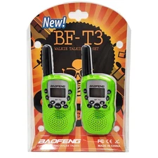 2 Pack Kids Walkie Talkies Lightweight 2 Way Radio Indoor Outdoor Toys Ages 3-12