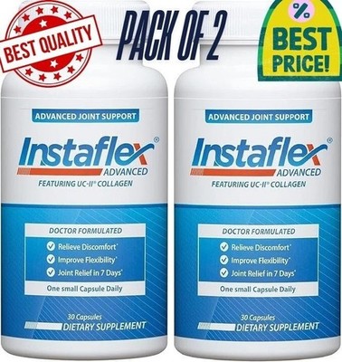 instaflex advanced 30 Capsules Joint Support Supplement pack of 2 exp 04/2027