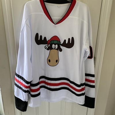Griswold Hockey Jersey Mens Large Moose Christmas Vacation Fight Strap B 62
