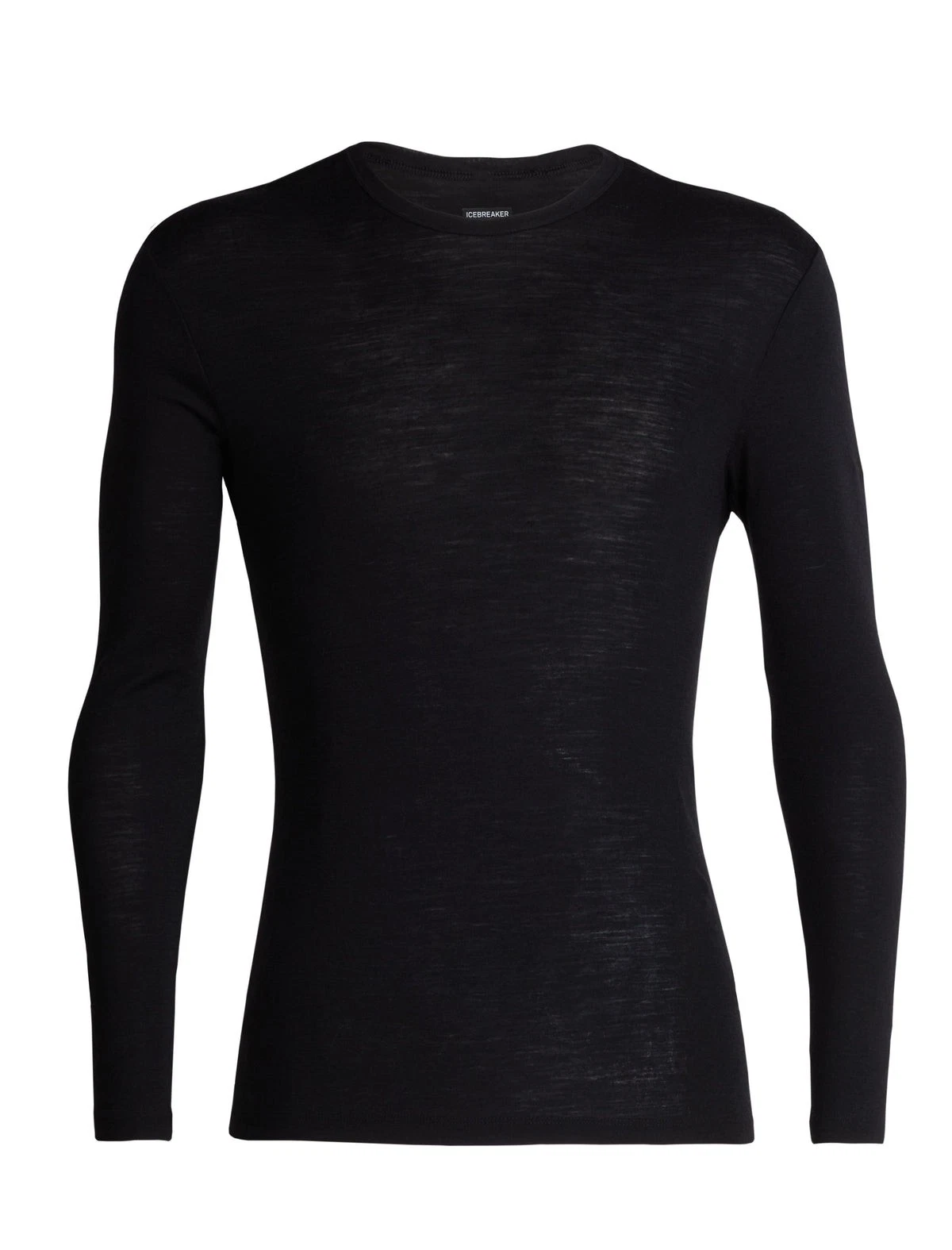 Icebreaker Merino 175 Everyday Longsleeve Shirt, Black, Size Large