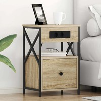 Nachttisch Sonoma-Eiche 40 X 31 X 60 Cm Holzwerkstoff