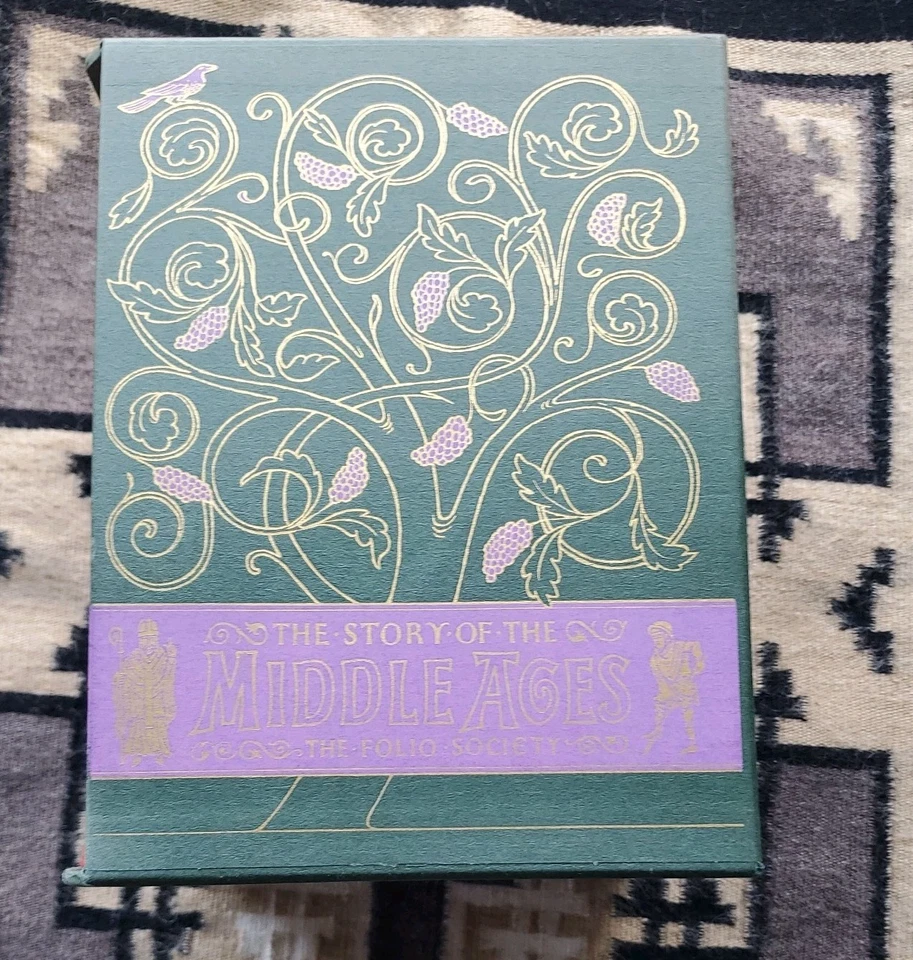 Folio Society-1998- The Story of the Middle Ages-Five Volumne Set Foto 2 de 4
