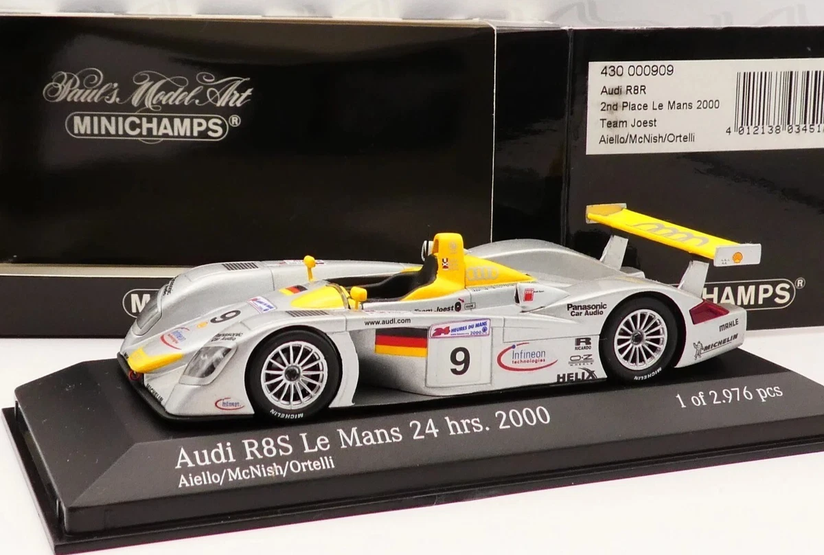 AUDI R8 Gulf № 4 24h Le Mans, Johansson/Coronel/Lemarie (2001