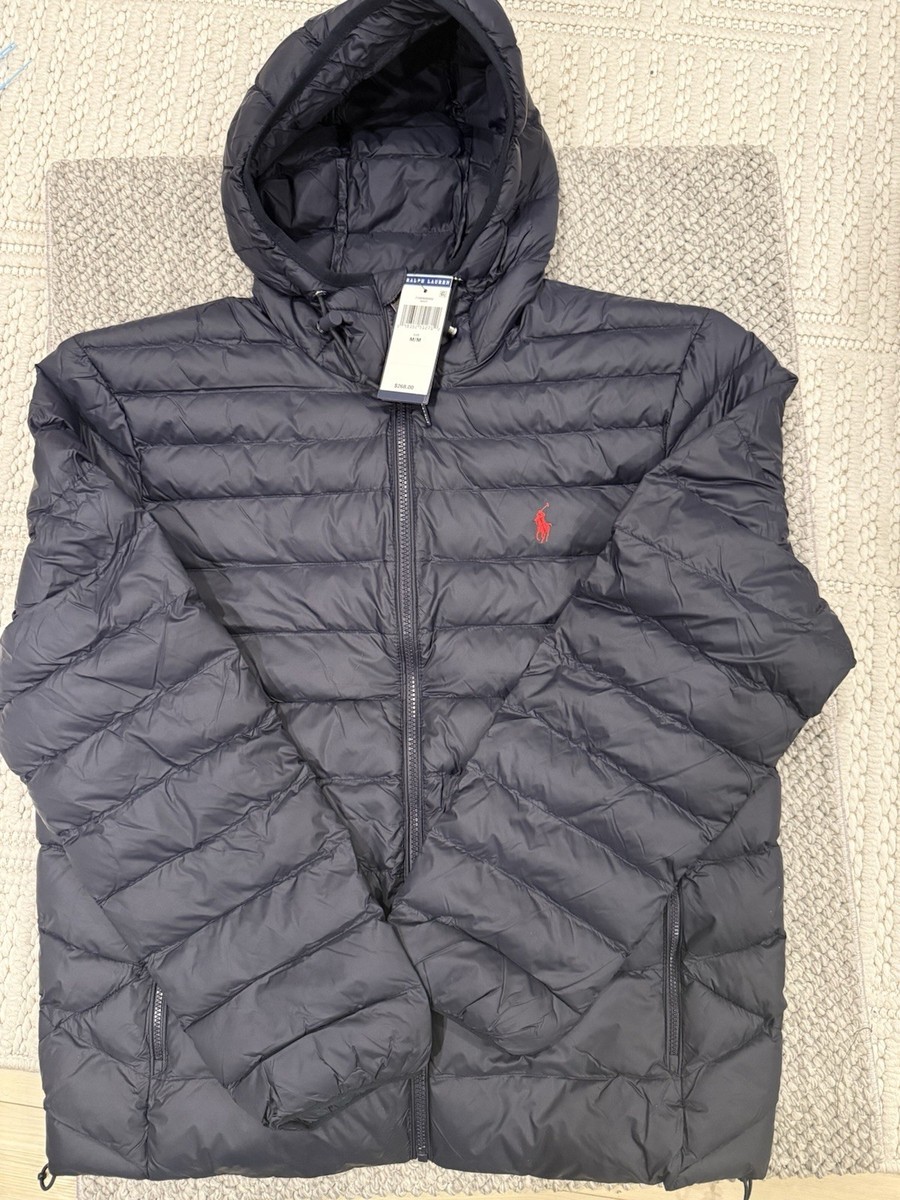 た*ん様 POLO RALPH LAUREN Packable Hooded ダ Polo Ralph Lauren Men's M Packable Quilted Puffer Hooded Jacket