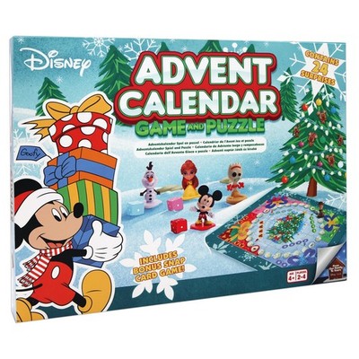 Disney Adventskalender Spiel und Puzzle | Lustiges Brettspiel mit 24 Überraschungen!